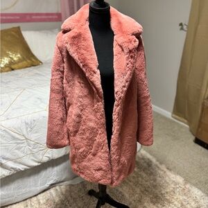 MKT Studio Faux Fur Coat – Size 36